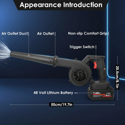 2-in-1 Cordless Leaf Blower Vacuum